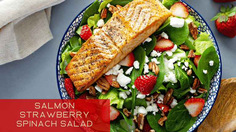 Salmon + Strawberry = Summer YUM